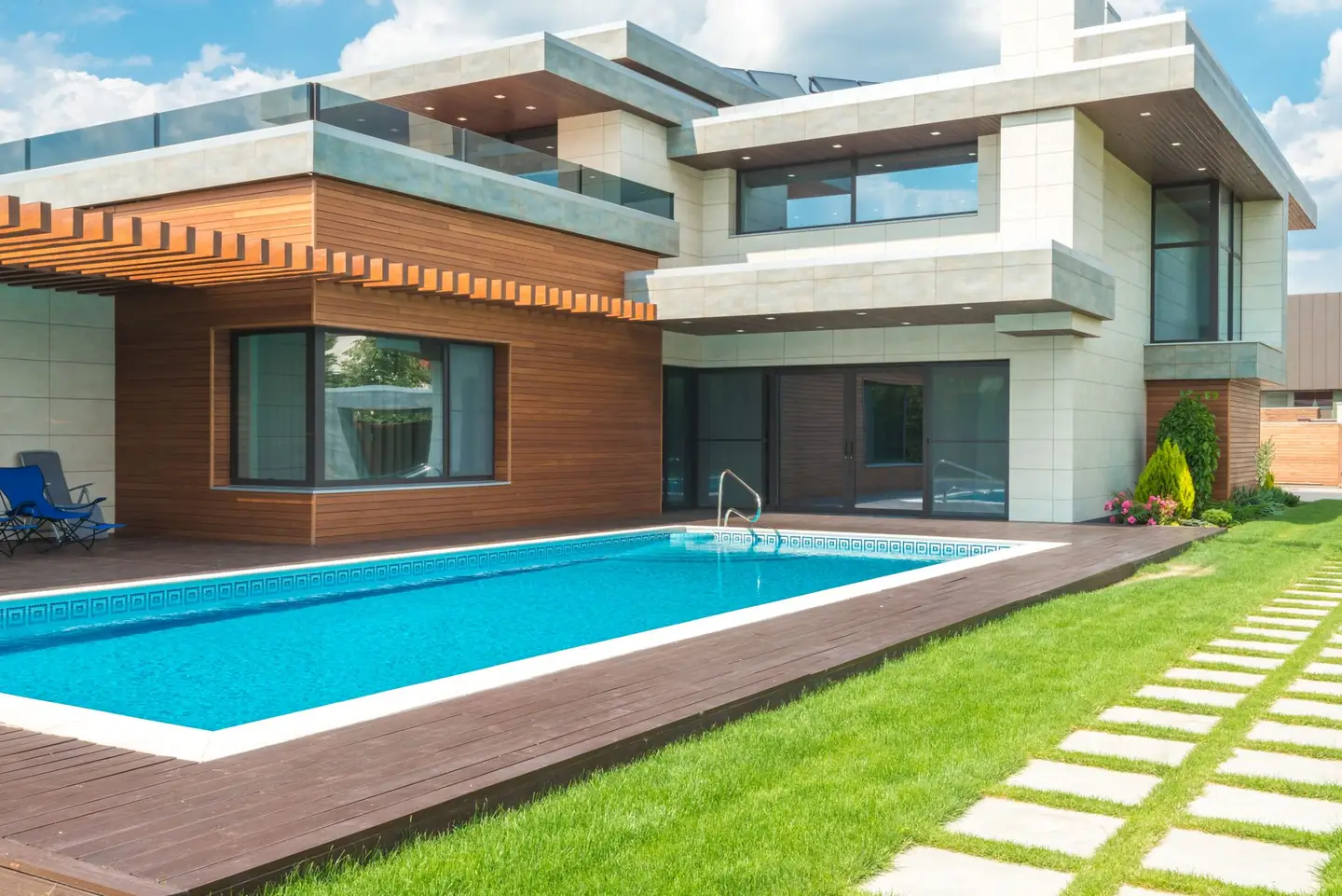 Swimming pool built in Point Wolstoncroft, NSW